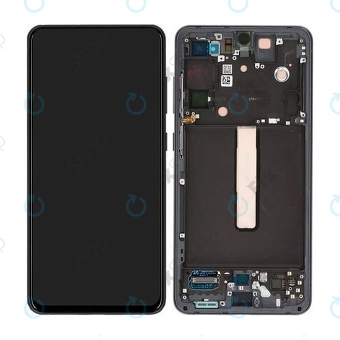 Samsung Galaxy S21 FE G990B - LCD zaslon + zaslon osjetljiv na dodir + okvir (grafit) - GH82-26414A, GH82-26420A, GH82-26590A Originalni servisni paket