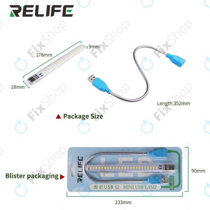 Relife RL-805 - USB Mini LED svjetiljka