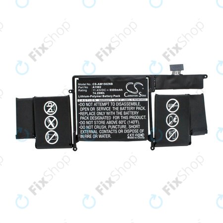 Apple MacBook Pro 13" Retina A1502 (početak 2015.) - Baterija A1582 6500mAh HQ