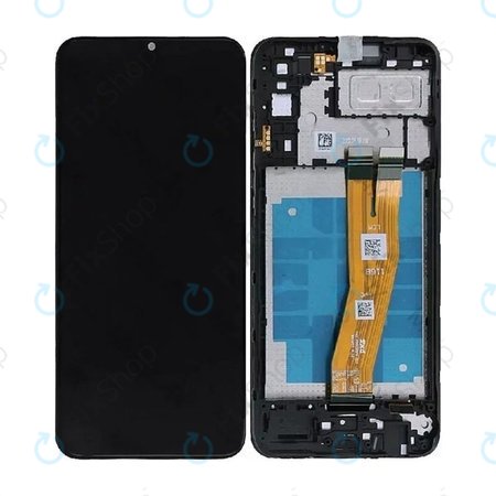 Samsung Galaxy A04e A042F - LCD zaslon + zaslon osjetljiv na dodir + okvir (crni) - GH81-23088A Originalni servisni paket