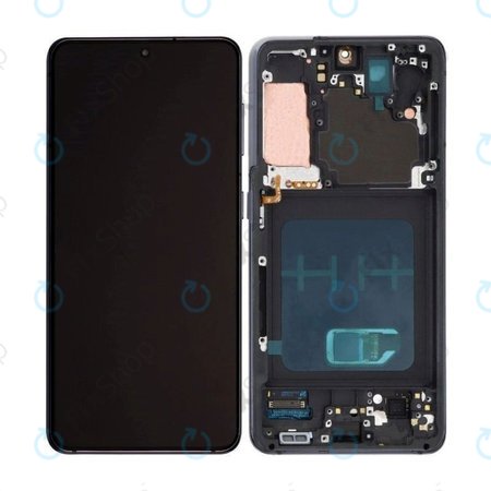 Samsung Galaxy S21 G991B - LCD zaslon + zaslon osjetljiv na dodir + okvir (Phantom Grey) TFT
