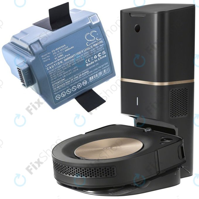 Baterija za iRobot Roomba S9, S9+, 4400mAh, Li-Ion, 14.4V, ABL-B, HQ