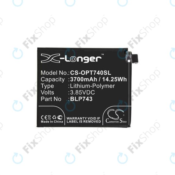 OnePlus 7T - Baterija BLP743 3700mAh HQ