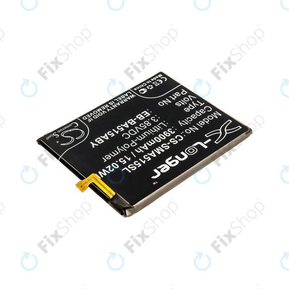 Baterija za  Samsung A51 A515F, 3900mAh, Li-Pol, 3.85 V, EB-BA515ABY, HQ