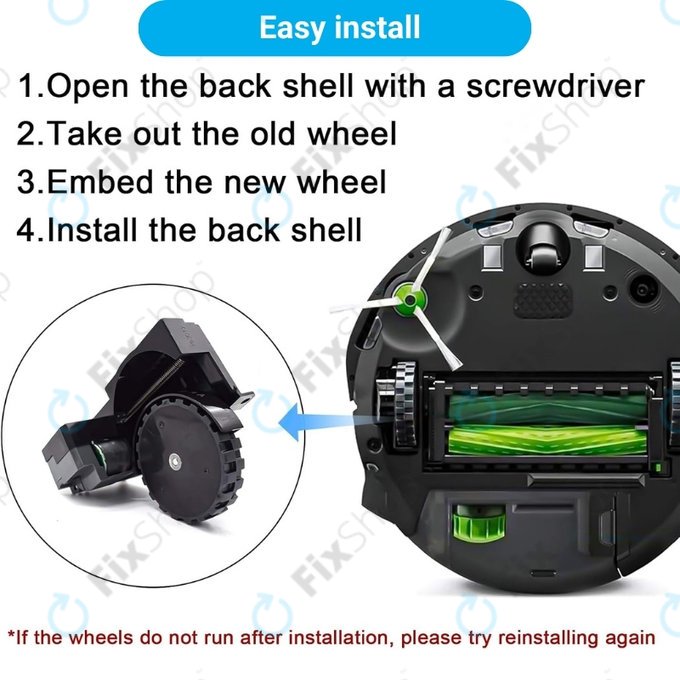 iRobot Roomba e-series, i-series, j-series - Kotač s motorom (desno)