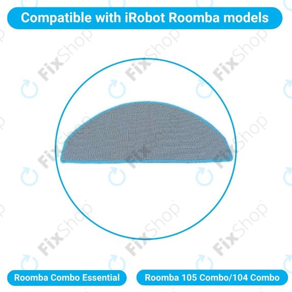 Krpa za brisanje, 2 kom za iRobot Roomba Combo Essential, Roomba 105 Combo, 104 Combo