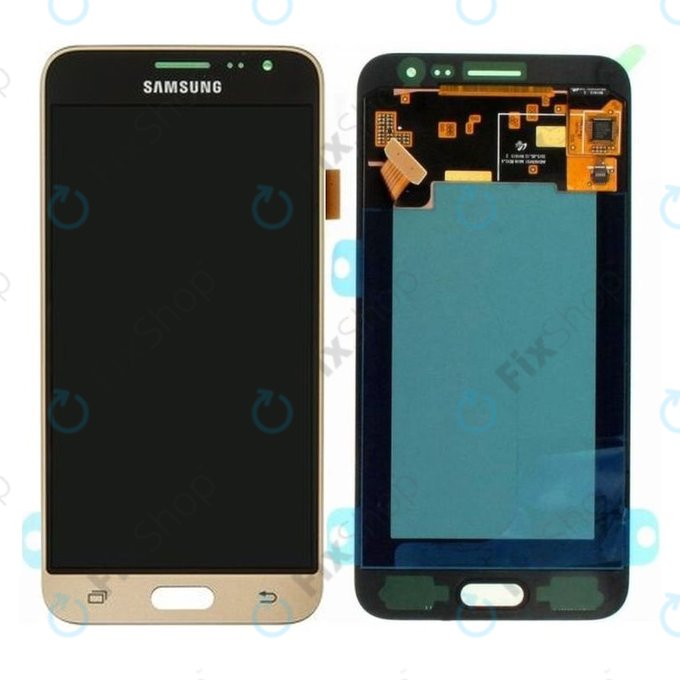Samsung Galaxy J3 J320F (2016) - LCD zaslon + zaslon osjetljiv na dodir (Gold) - GH97-18414B, GH97-18748B Originalni servisni paket