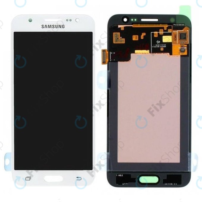 Samsung Galaxy J5 J500F - LCD zaslon + zaslon osjetljiv na dodir (bijeli) - GH97-17667A Originalni servisni paket
