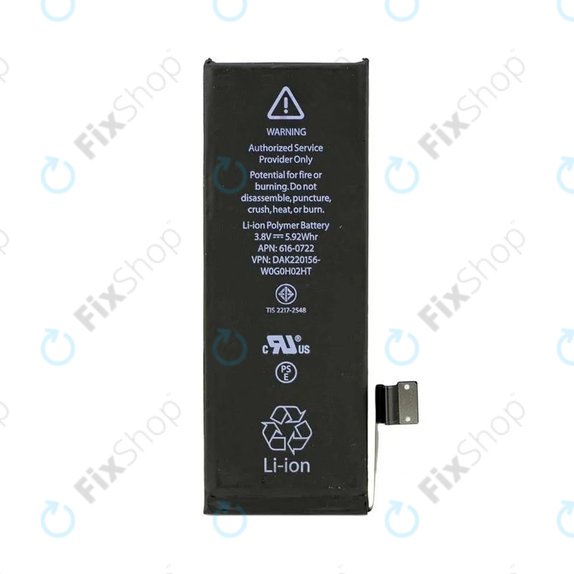 Baterija za iPhone 5S, 1560mAh