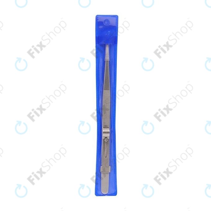 Profesionalna pinceta od nehrđajućeg čelika s ravnim vrhom (163 mm)