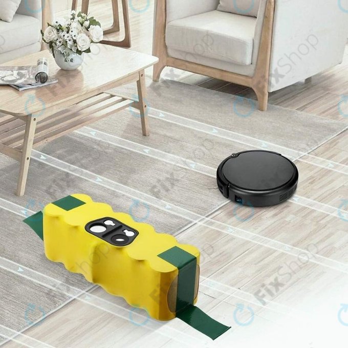 iRobot Roomba 500, 600, 700, 800, 900-series, R3, Scooba 450, Vileda 137173 - Baterija 11702, GD-Roomba-500, VAC-500NMH-33 Ni-MH 14.4V 3500mAh