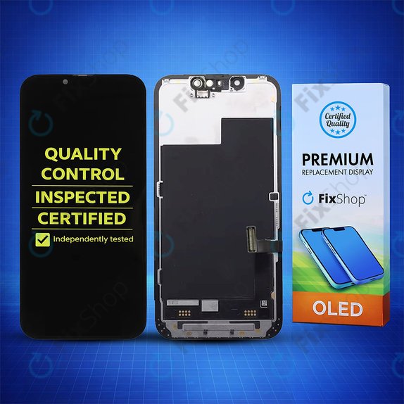 Zaslon Hard OLED za iPhone 13 Mini, Dodirni ekran s okvirom, FixPremium