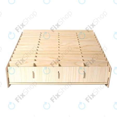 Univerzalno drveno postolje / organizator za telefone s 48 pretincima