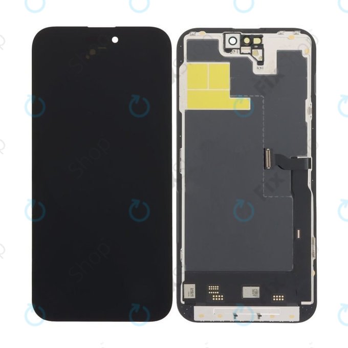 Zaslon Soft OLED za iPhone 14 Pro Max - Dodirno staklo + Okvir, DIAGNOSTIC