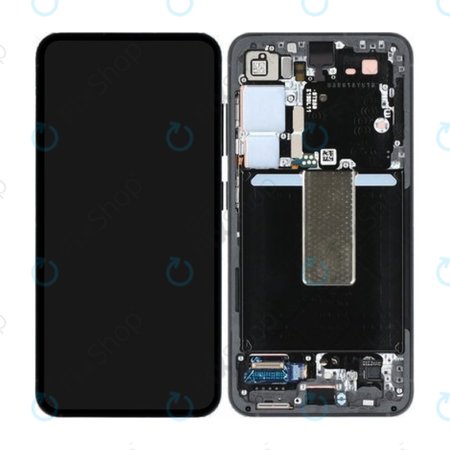 Samsung Galaxy S23 S911B - LCD zaslon + zaslon osjetljiv na dodir + okvir (grafit) - GH82-30481E Originalni servisni paket