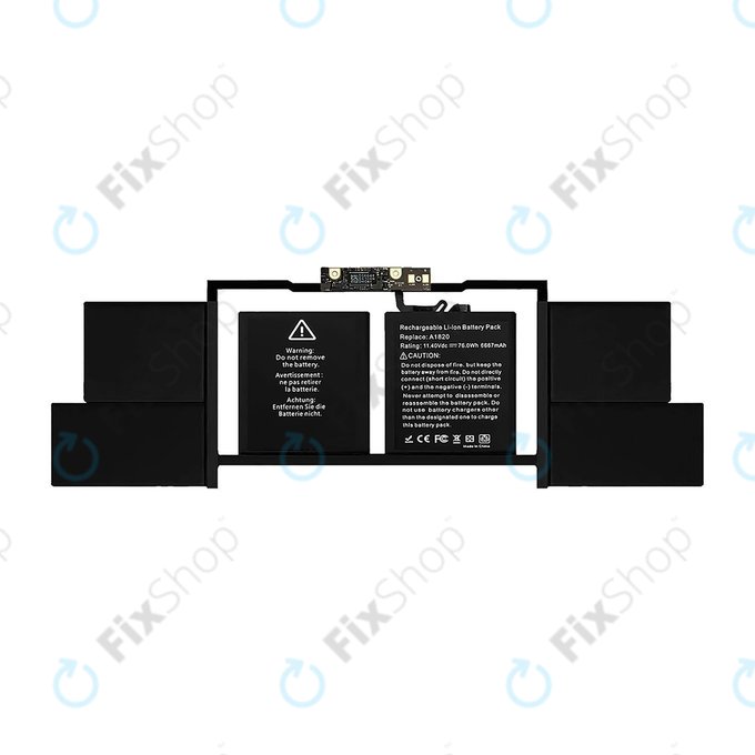 Apple MacBook Pro 15" A1707 (krajem 2016. - Sredinom 2017.) - Baterija A1820 6680 mAh FixPremium