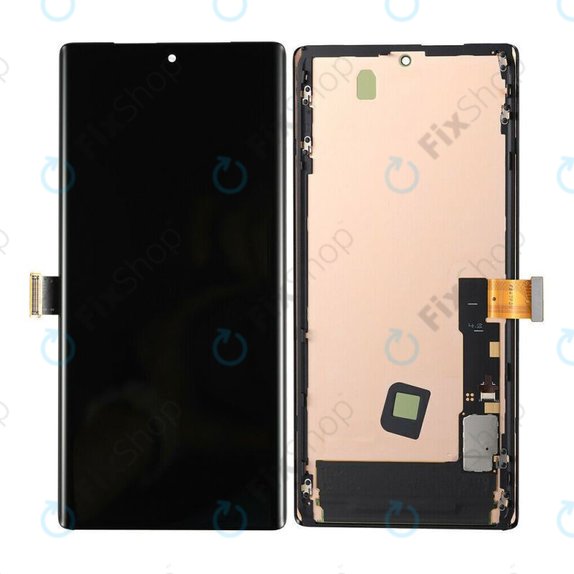 Google Pixel 6 Pro - LCD zaslon + zaslon osjetljiv na dodir + okvir (crni) OLED