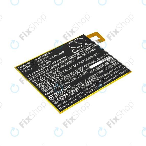 Baterija za Lenovo Tab4 8, 4750mAh, Li-Pol, 3.85V, L16D1P34, HQ
