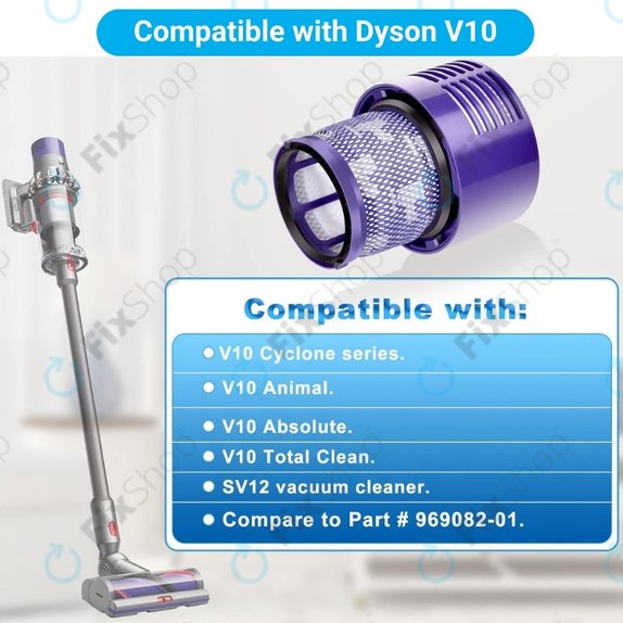 Dyson V10 - Filter za prašinu