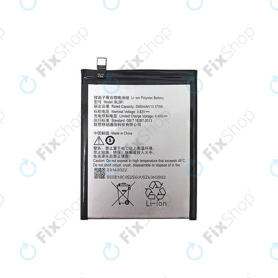 Lenovo VIBE K5 Note A7020a40 - Baterija BL261, 3500mAh