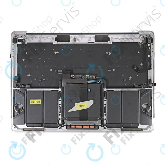 Apple MacBook Pro 13" A1706 (kasno 2016. - Sredina 2017.) - Gornji okvir tipkovnice + američka tipkovnica + mikrofon + trackpad + zvučnici (srebrni)