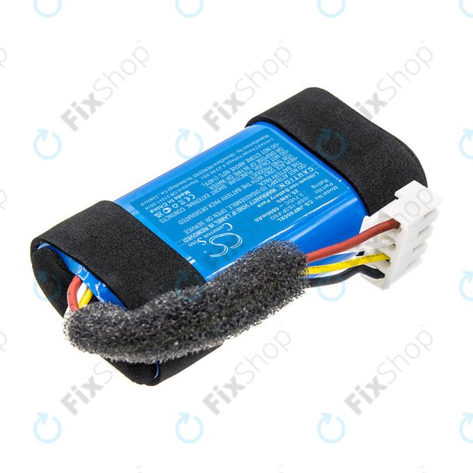 Baterija za JBL Flip 6, 6800mAh, Li-Ion, 3.7V, GSP-1S2P-F6D, HQ