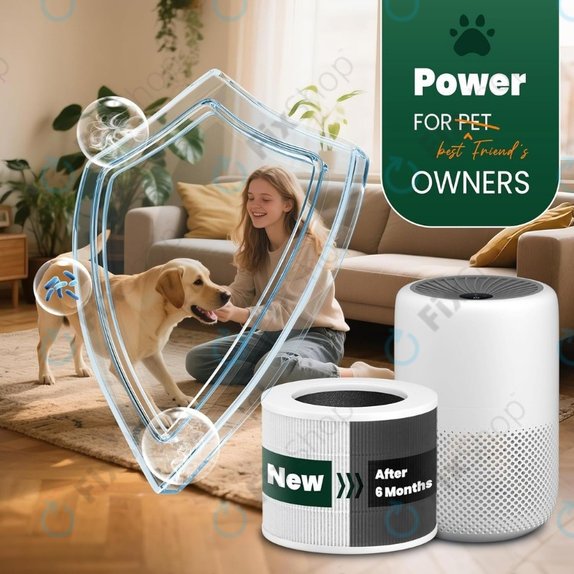 Levoit Core Mini - HEPA filter 3-u-1 (Aktivni ugljen) (2 kom)