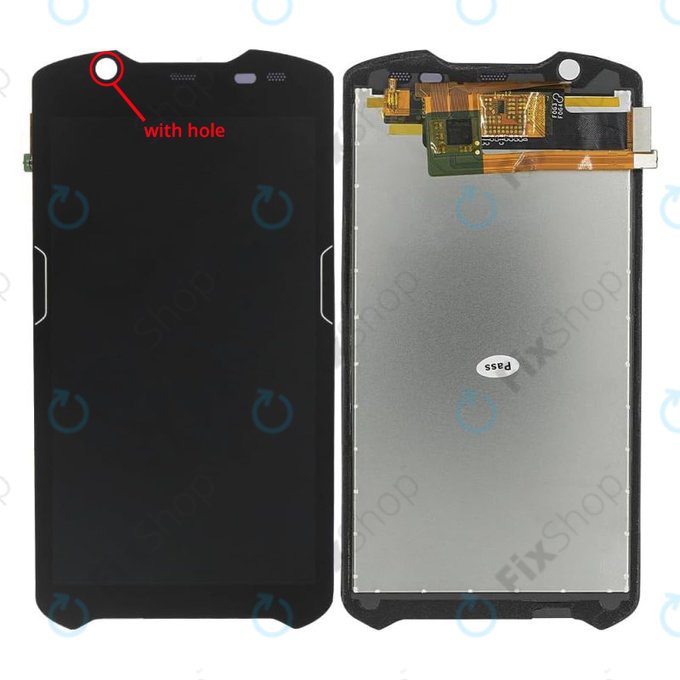 Zebra TC52, TC57 - LCD zaslon + zaslon osjetljiv na dodir TFT (s izrezom)