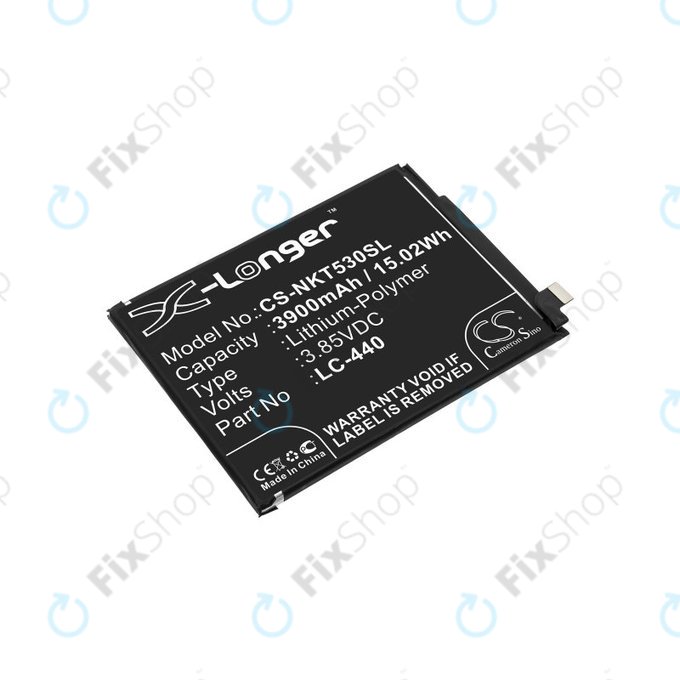 Baterija za Nokia 5.3, 3900mAh, Li-Pol, 3.85 V, LC-440, HQ
