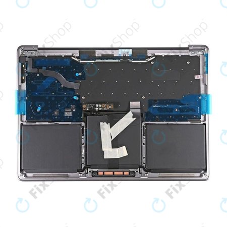 Apple MacBook Pro 13" A1708 (kasno 2016. - Sredina 2017.) - Gornji okvir tipkovnice + američka tipkovnica + mikrofon + trackpad + zvučnici (Space Gray)