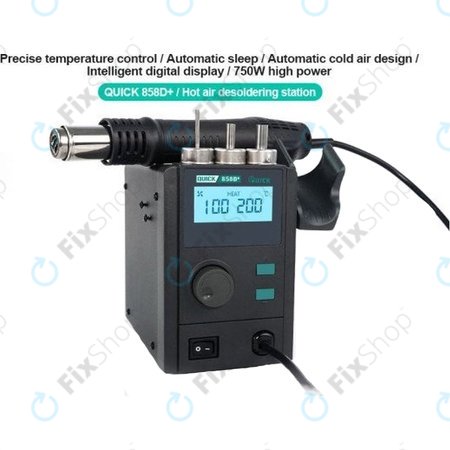 Quick 858D+ - Teplovzdušna lemilica postaja