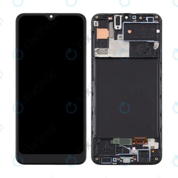Samsung Galaxy A30s A307F - LCD zaslon + zaslon osjetljiv na dodir + okvir TFT (Prism Crush Black)