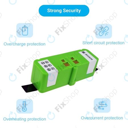 iRobot Roomba 600, 800, 900-series - Baterija 4502233, 4374392, 2130LI 14.4V 5200mAh HQ