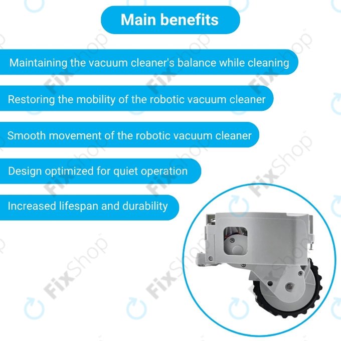 Xiaomi Mijia 1S - Kotač s motorom (desno) (Bijela)