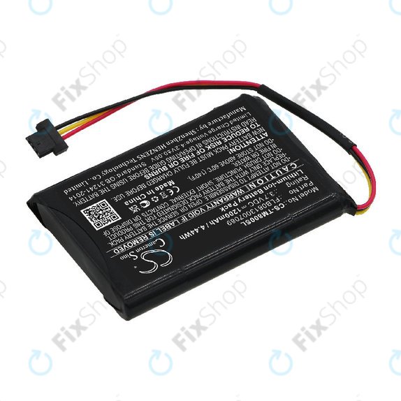 Baterija za TomTom One XL Traffic, XL 30 Europe 31, 1200mAh, Li-ion, 3.7V, FLB0813007089, HQ