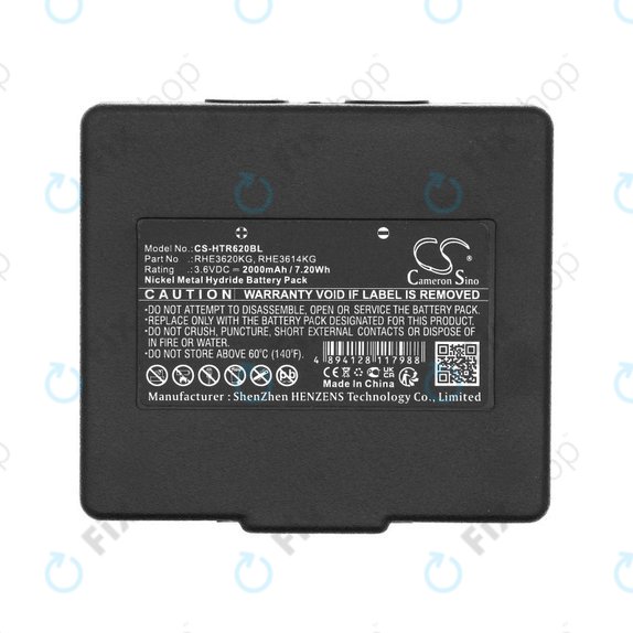 Baterija za Hetronic Abitron Mini, 2000mAh, Ni-MH, 3.6V, RHE3620KG, HQ