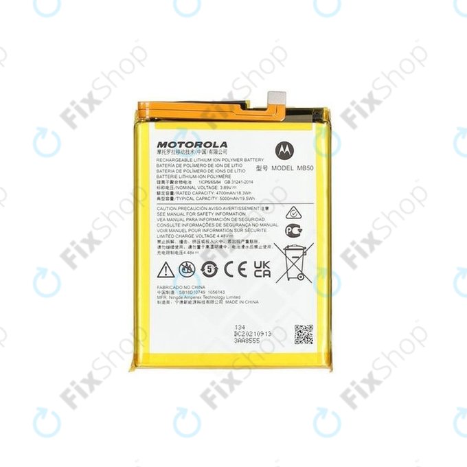 Motorola Moto G200 XT2175 - Baterija 5000mAh MB50 - SB18D10749 Originalni servisni paket