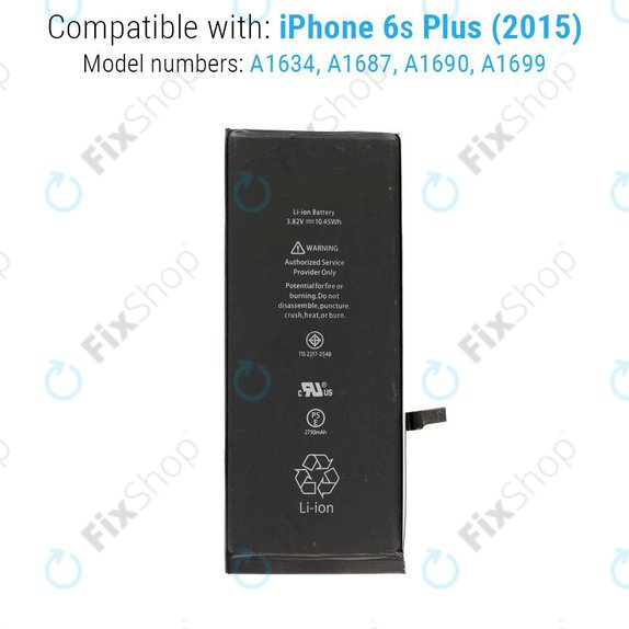 Baterija za iPhone 6S Plus, 2750mAh, Service Pack