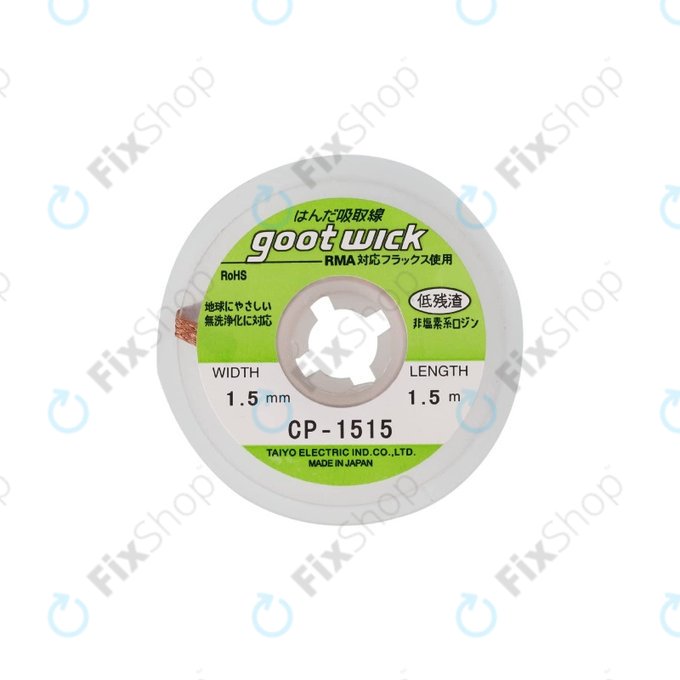 Goot CP-1515 - Konvencionalni fitilji za odlemljivanje - 1.5mm