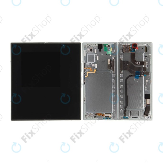 Samsung Galaxy Z Fold 7 F966B - LCD zaslon + zaslon osjetljiv na dodir + okvir (Mint) OLED