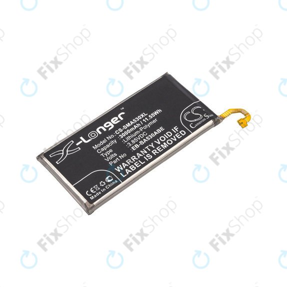 Baterija za  Samsung A8 A530F (2018), 3000mAh, Li-Pol, 3.85 V, EB-BA530ABE, HQ