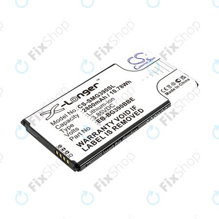 Baterija za Samsung Galaxy Xcover 4, 4S, 2800mAh, Li-Ion, 3.85V, EB-BG390BBE, HQ