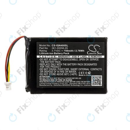Baterija za Garmin Nüvi 40, 750mAh, Li-Ion, 3.7V, 361-00056-05, HQ
