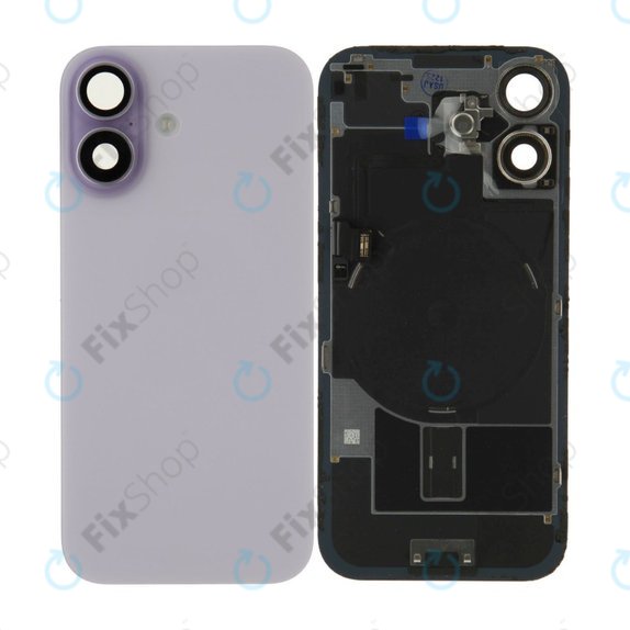 Staklo stražnjeg kućišta za iPhone 17, Lavender, Pulled A
