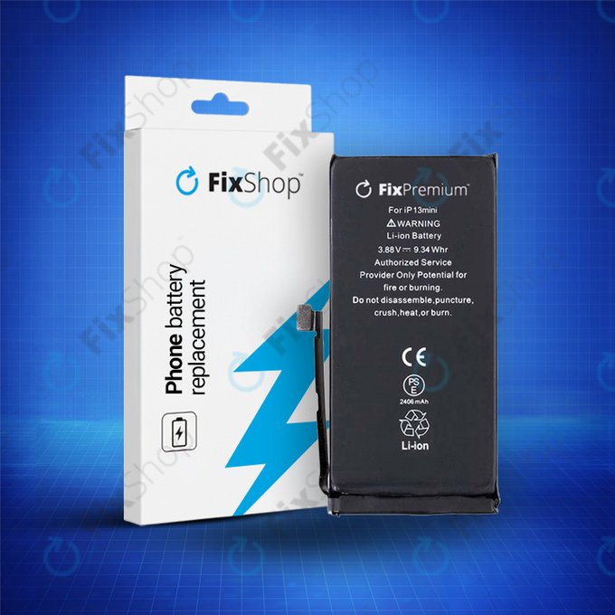 Baterija za iPhone 13 Mini, 2406mAh, DIAGNOSTIC