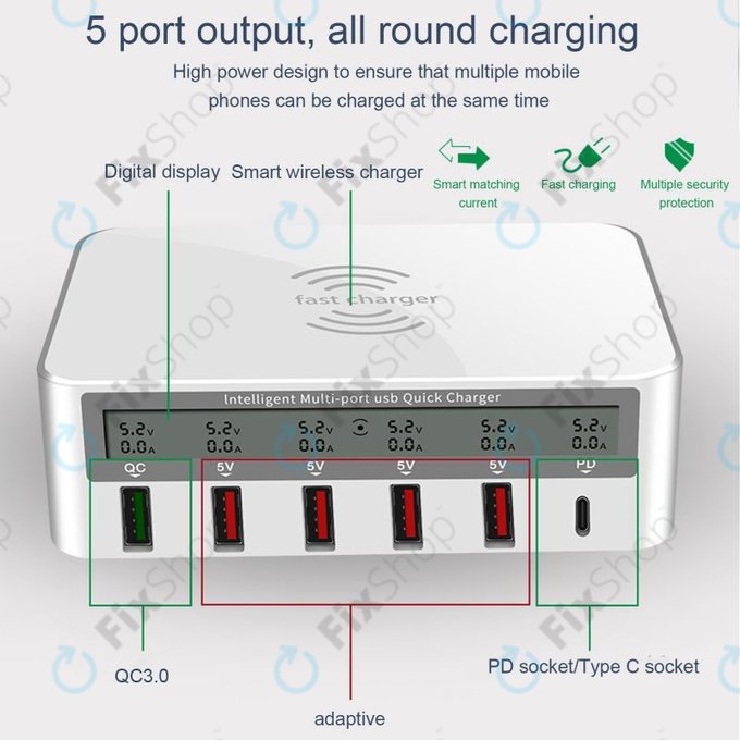 WLX-818F Servisna punionica s USB 3.0 i USB-C