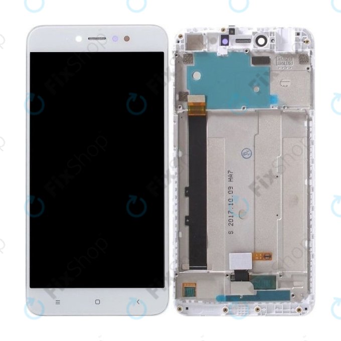 Xiaomi Redmi Note 5A 32GB, 64GB - LCD zaslon + zaslon osjetljiv na dodir + okvir (White) TFT