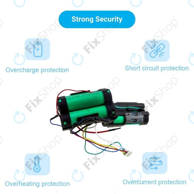 Philips PowerPro Duo, PowerPro Aqua - Baterija 5ICR19/65 2500mAh HQ