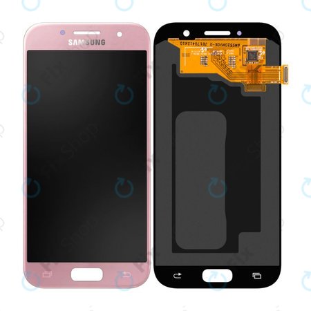Samsung Galaxy A5 A520F (2017) - LCD zaslon + zaslon osjetljiv na dodir (peach cloud) - GH97-19733D, GH97-20135D originalni servisni paket