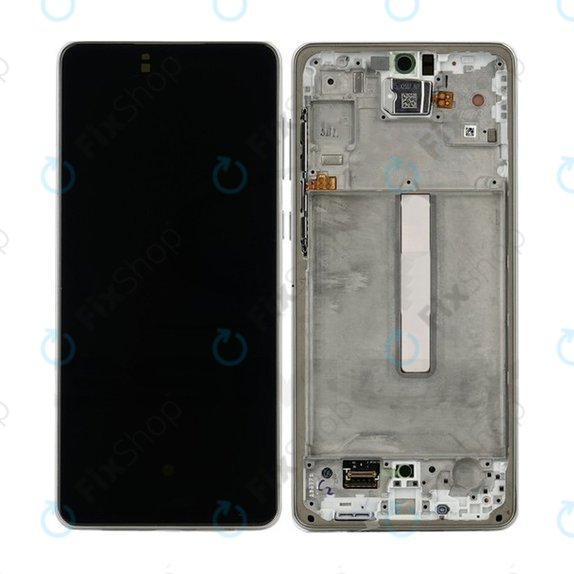 Samsung Galaxy A73 A736 - LCD zaslon + zaslon osjetljiv na dodir + okvir (White) OLED